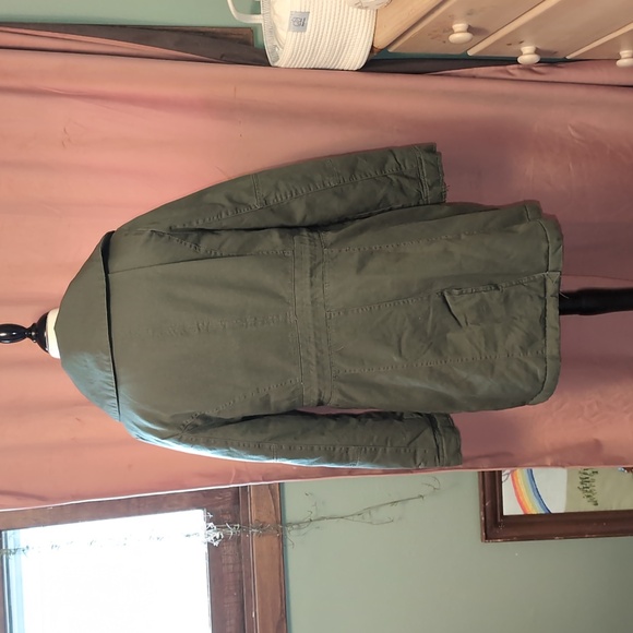 Lady Von Hart Army Green Coat - Picture 4 of 7